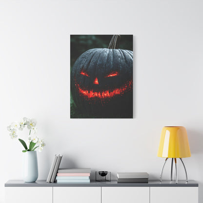 Spooky Halloween Canvas Art, Pumpkin Wall Decor for Fall, Haunted House Decoration, Halloween Gift, Trick-or-Treat Decor