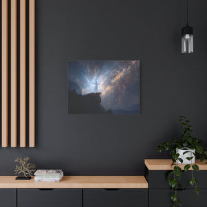 Cosmic Canvas Wall Art, Inspirational Decor, Galaxy Artwork, Home Decor, Celestial Wall Print, Meditation Art, Gift Idea