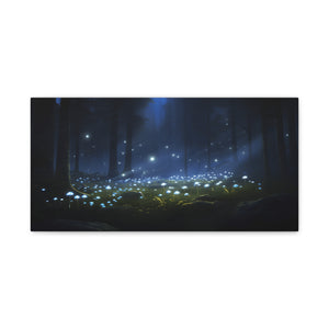 Canvas Wall Art, Enchanted Forest Print, Home Décor, Nature Lover Gift, Magical Atmosphere