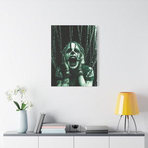 Gothic Art Canvas Print, Spooky Home Decor, Wall Art for Halloween, Unique Gift for Art Lovers, Dark Aesthetic Decoration