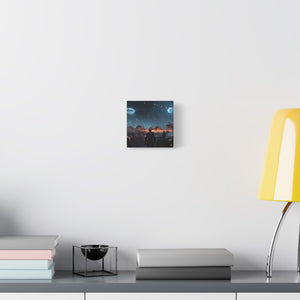 Sci-Fi Wall Art Canvas, Futuristic Decor, Space Art Print, Home Gallery Decoration, Gift for Sci-Fi Lovers
