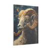 Canvas Art, Aries Astrological Sign, Stretched Canvas Print, AI Art, Matte Finish, Home Décor Wall Art