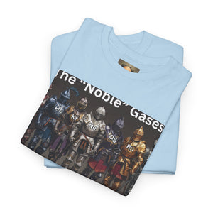 Noble Gases Graphic Tee, Science Shirt, Unisex Cotton T-Shirt, Funny Science Humor, Geeky Gift, Educational Apparel, Casual Wear