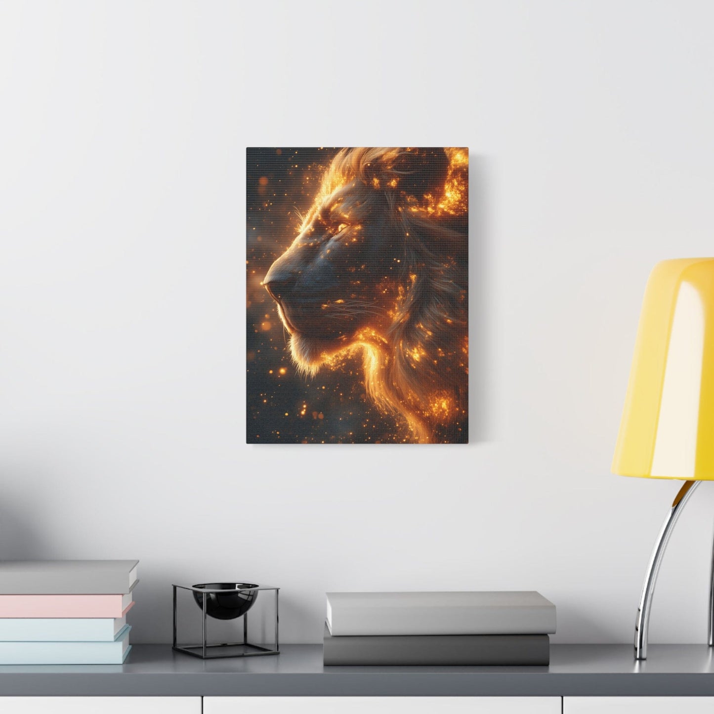 Majestic Lion Canvas Art - Wall Decor, Animal Print, Home Decoration, Gift for Animal Lovers, Stunning Wall Art