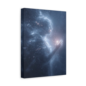 Celestial Canvas Art, Space Wall Decor, Cosmic Home Decor, Inspirational Gift, Science Fiction Wall Art