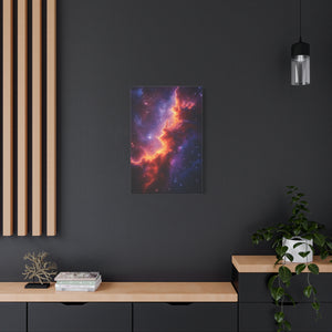 Stretched Canvas Print, Celestial Artwork, Home Decor, Space-Themed Gift, Office Wall Art, Galaxy Canvas