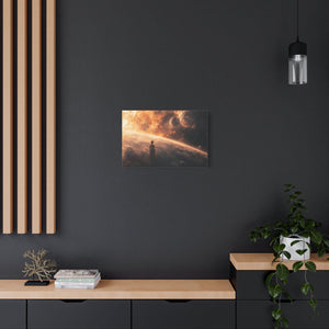 Cosmic Canvas Art Print, Space Wall Decor, Sci-Fi Home Decor, Galaxy Artwork, Astronaut Print, Celestial Gift Ideas