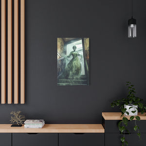 Hauntingly Elegant Canvas Art, Creepy Home Decor, Halloween Wall Art, Spooky Artwork, Gothic Living Room Decoration