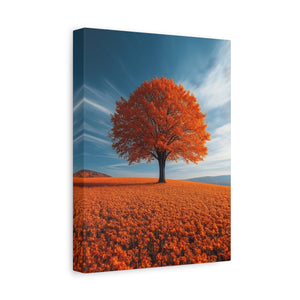 Vibrant Autumn Canvas Print - Colorful Home Décor, Fall Wall Art, Rustic Décor