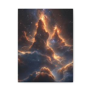 Cosmic Canvas Print, Galaxy Wall Art, Space Decor, Nebula Artwork, Science Fiction Home Decor, Planetary Interior Design