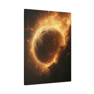 Galactic Wall Art Print, Cosmic Home Decor, Space Lover Gift, Modern Canvas Artwork