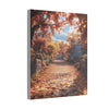 Autumn Décor, Canvas Art, AI Autumn Landscape, Nature Artwork Gift, Modern Wall Hanging, Unique Wall Art