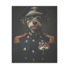 Miniature Schnauzer Military Wall Art - Patriotic Dog Décor for Army, Air Force, Navy, Marines