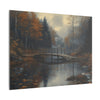 View details for Autumn Décor, Canvas Art, AI Autumn Landscape, Nature Artwork Gift, Modern Wall Hanging, Unique Wall Art 