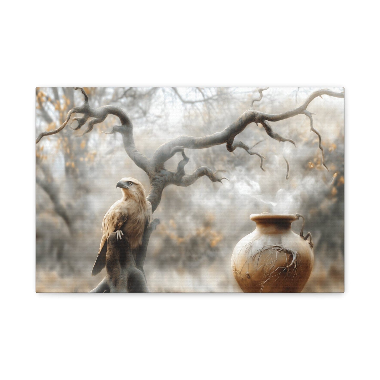 Nature-Inspired Matte Canvas Print, Wall Art, Bohemian Home Decor, Gift for Bird Lovers, Rustic Wall Decor, Wildlife Artwork