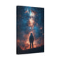 Cosmic Wall Art Canvas Print, Space Decor, Astronaut Artwork, Universe Gift, Galaxy Decoration, Sci-Fi Home Gallery