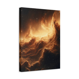 Canvas Wall Art, Cosmic Landscape, Celestial Décor, Starry Night Art, Space Wall Décor