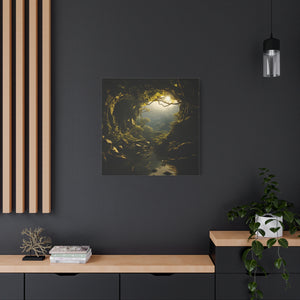 Nature Retreat Wall Art, Forest Canvas Decor, Home Decoration, Tranquil Landscape, Meditation Print, Gift for Nature Lovers