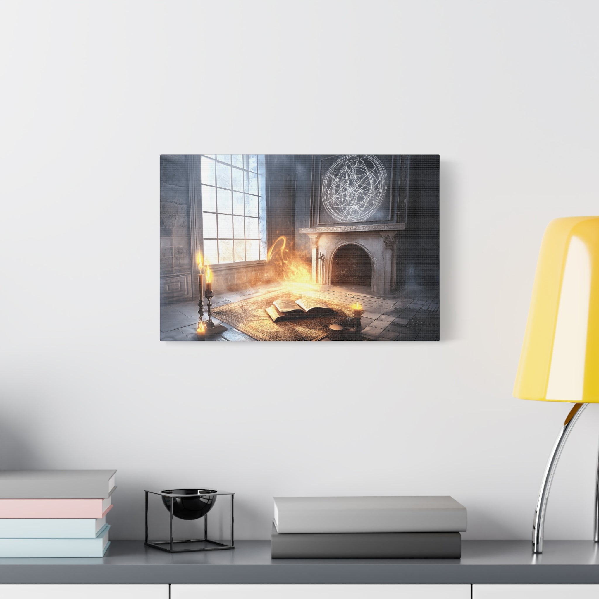 Mystical Canvas Art Print, Wall Decor for Fantasy Lovers, Enchanted Home Decor, Gifts for Book Lovers, Surreal Atmosphere Artwork
