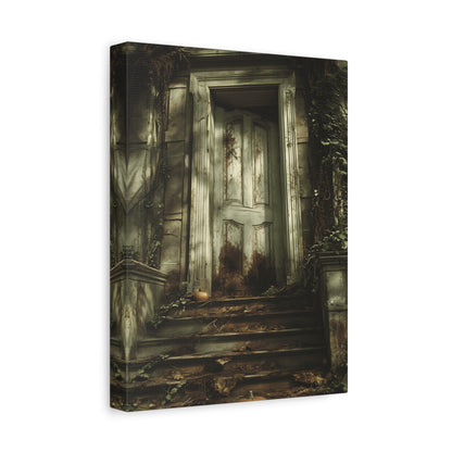 Mystical Doorway Canvas Art Print, Home Decor, Wall Art, Gift for Home, Haunted House Decor, Unique Artwork