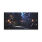Ethereal Mystic Village Canvas Print, Perfect Wall Art for Fantasy Lovers, Home Décor, Gift Idea for Special Occasions, Magical Scene