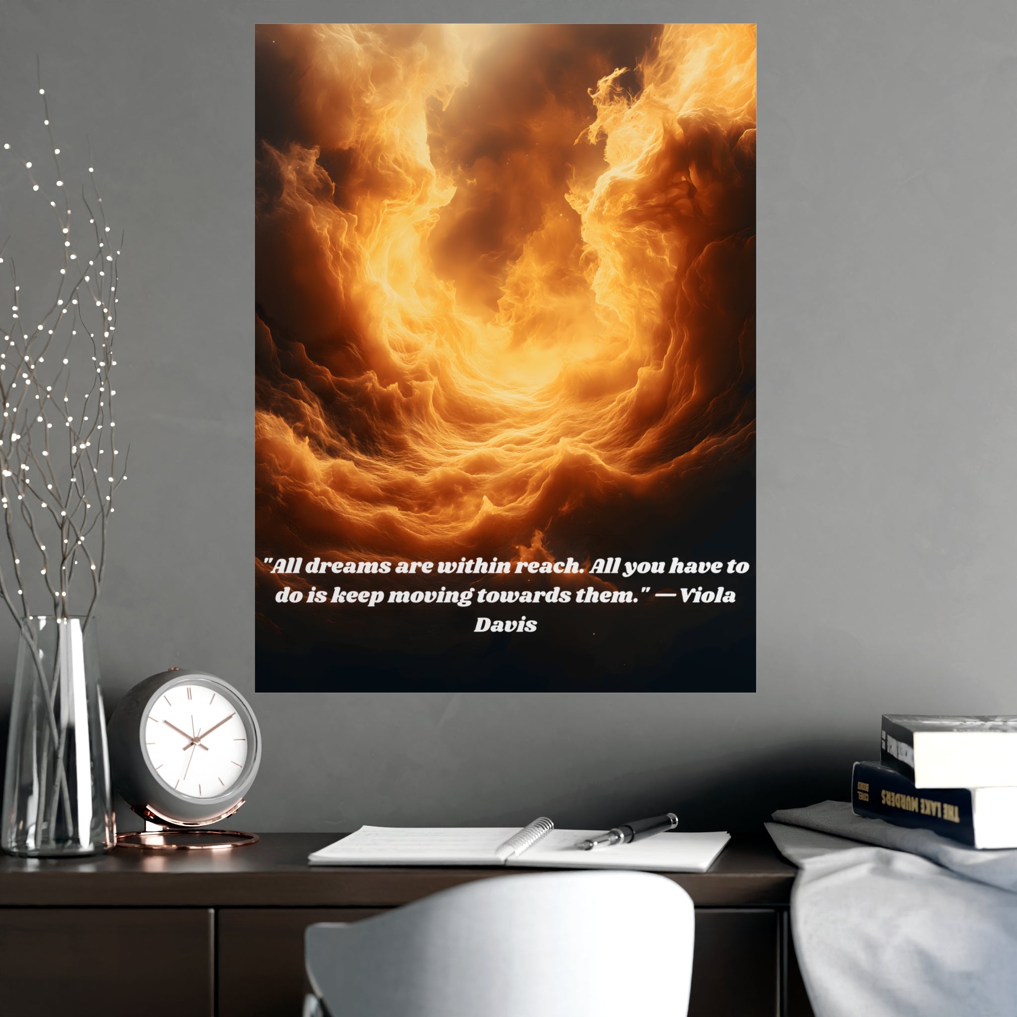 Inspirational AI Art Matte Posters, Vertical & Horizontal Prints, Home Decor, Wall Art, Dorm Room Decor, Office Wall Decor
