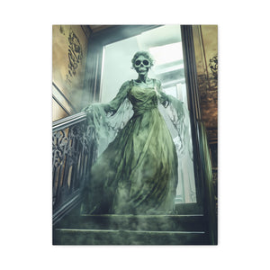 Hauntingly Elegant Canvas Art, Creepy Home Decor, Halloween Wall Art, Spooky Artwork, Gothic Living Room Decoration