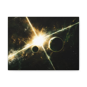 Galaxy Wall Art Canvas, Cosmic Decor, Space Artwork, Home Decoration, Gift for Astronomers, Interstellar Art Prints