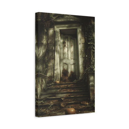 Mystical Doorway Canvas Art Print, Home Decor, Wall Art, Gift for Home, Haunted House Decor, Unique Artwork