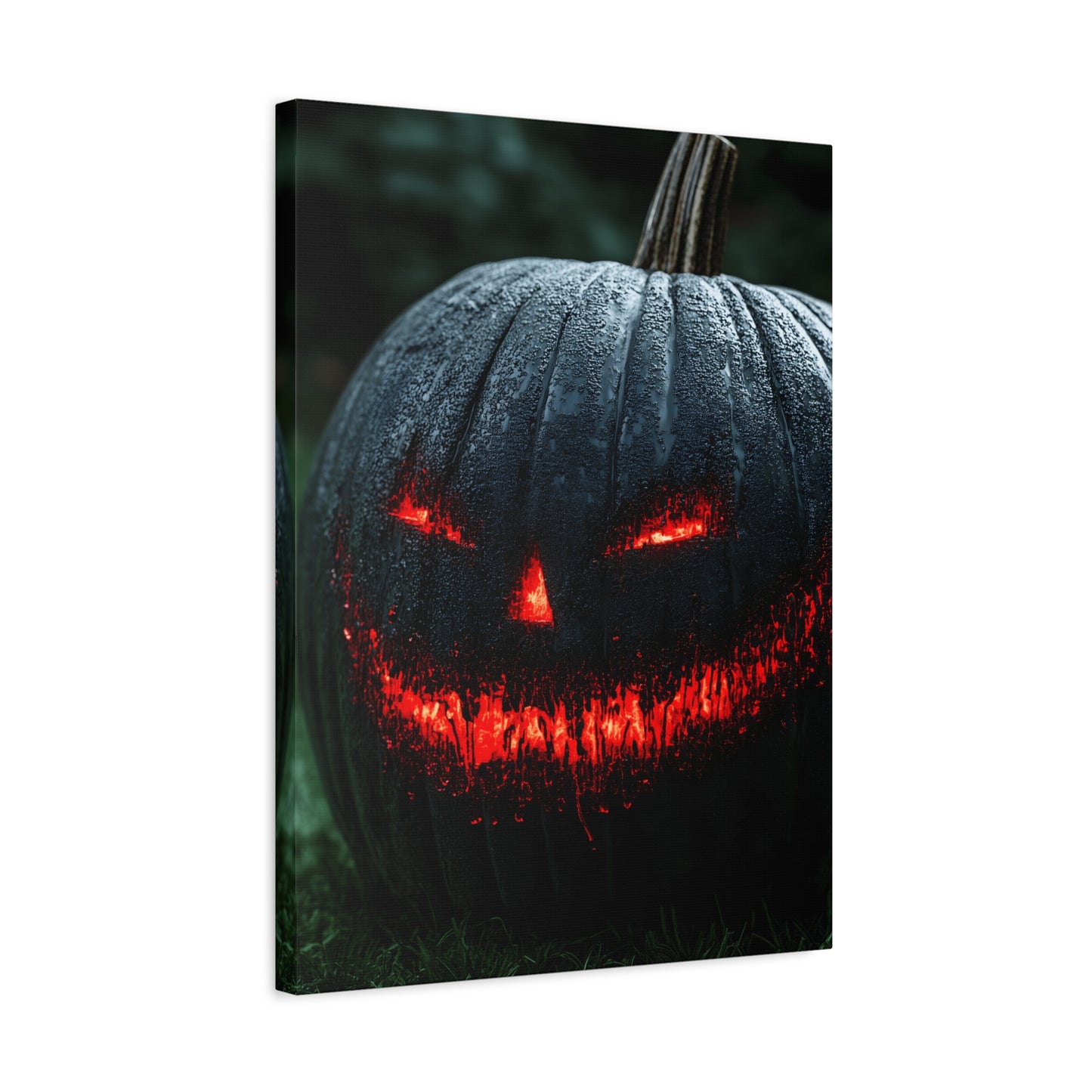 Spooky Halloween Canvas Art, Pumpkin Wall Decor for Fall, Haunted House Decoration, Halloween Gift, Trick-or-Treat Decor