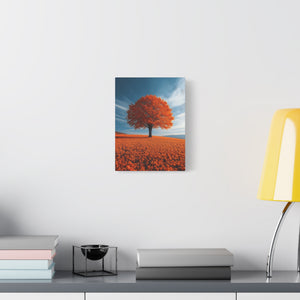 Vibrant Autumn Canvas Print - Colorful Home Décor, Fall Wall Art, Rustic Décor