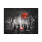 Eerie Witchcraft Wall Art, Dark Aesthetic Poster, Halloween Decor, Gothic Home Design, Spooky Canvas Wall Hanging