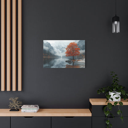 Autumn Landscape Canvas Print, Nature Art, Wall Decor, Home Aesthetic, Fall Vibe, Gift for Nature Lovers