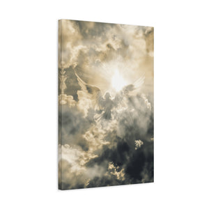 Angel Cloud Canvas Print | Spiritual Wall Art, Home Decor, Gift for Meditation, Religious Art, Inspirational Print