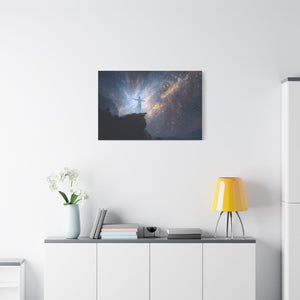 Cosmic Canvas Wall Art, Inspirational Decor, Galaxy Artwork, Home Decor, Celestial Wall Print, Meditation Art, Gift Idea