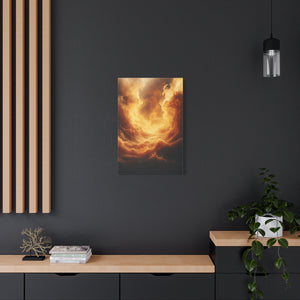 Stretched Canvas Print, Dreamy Cloud Artwork, Atmospheric Wall Decor, Abstract Art for Home, Modern Living Space Decoration