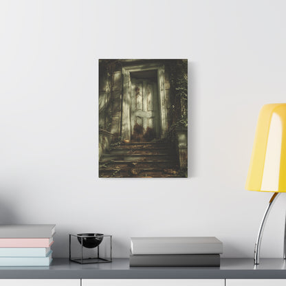 Mystical Doorway Canvas Art Print, Home Decor, Wall Art, Gift for Home, Haunted House Decor, Unique Artwork