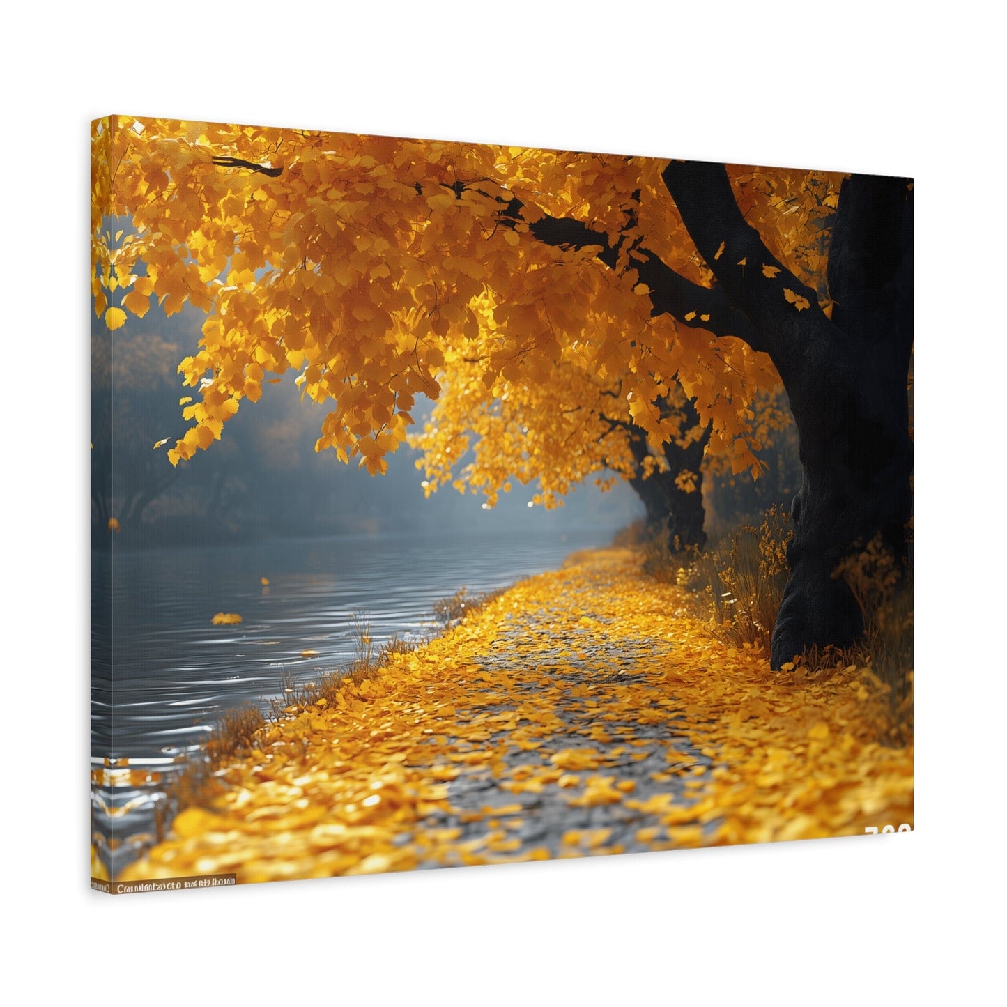Autumn Serenity Canvas Wall Art, Fall Decor, Nature Photography, Thanksgiving Gift, Home Wall Decoration