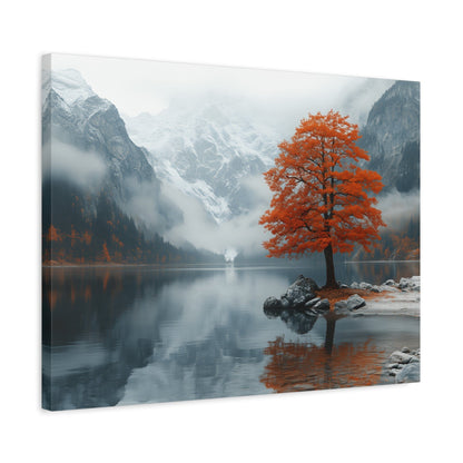 Autumn Landscape Canvas Print, Nature Art, Wall Decor, Home Aesthetic, Fall Vibe, Gift for Nature Lovers