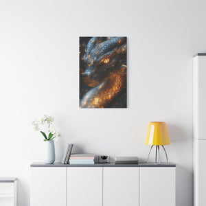 Majestic Dragon Canvas Print, Fantasy Wall Art, Home Décor, Gift for Dragon Lovers