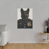 Dog, German Shepherd, Military, Military Dress, Army, Air Force, Navy, Marines, Dog Wall Art, Dog Art, Military Wall Art, Military Art