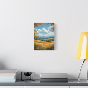 Autumn Landscape Canvas, Home Décor, Gift for Nature Lovers
