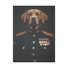 Labrador Retriever Military Wall Art - Patriotic Dog Décor for Army, Air Force, Navy, Marines