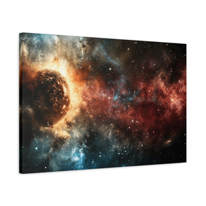 Cosmic Canvas Print, Wall Art, Outer Space Décor, Galaxy Artwork, Cosmic Home Décor
