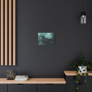 Mystical Book Canvas Art, Enigmatic Wall Decor, Fantasy Themed Home Decor, Gift for Book Lovers, Unique Art Piece, Wall Art for Halloween