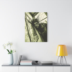 Horror Art Canvas Print, Unique Home Decor, Spooky Wall Art, Gothic Style, Creepy Gift Idea, Halloween Decoration