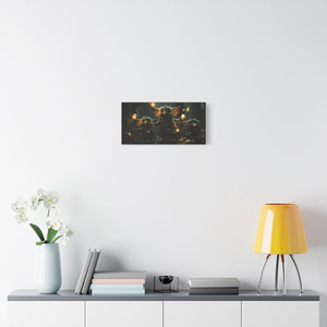 Whimsical Creature Canvas Art, Magic Decor, Playful Wall Art, Fantasy Home Decor, Kids Room Art