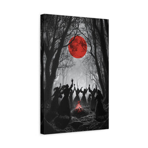 Mystical Forest Canvas Art, Wall Decor, Witchy Home Accent, Boho Decor, Spirit Circle Artwork