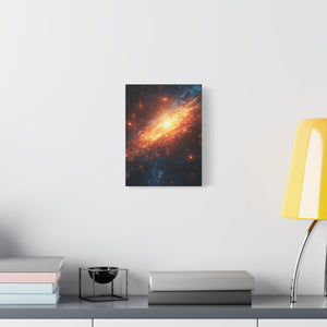 Cosmic Wall Art Canvas Print, Galaxy Decor for Home, Astronomy Gift, Space Lover Art
