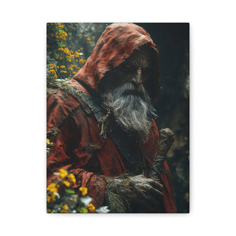 Mystical Forest Canvas Print, Wall Art, Fantasy Decor, Nature Inspired Gift, Home Wall Decor, Witchcraft Theme, Magical Atmosphere